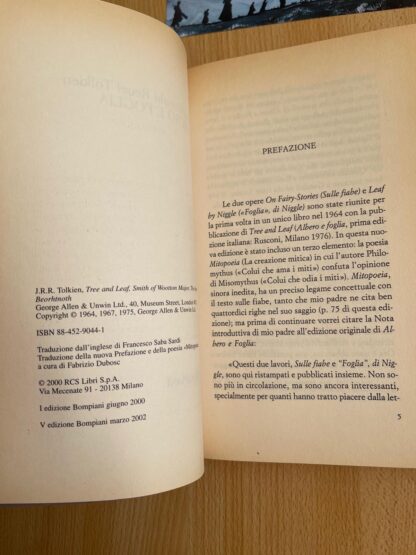 J.R.R. Tolkien Albero e Foglia edizione bompiani quinta edizione 2002 - immagine 8