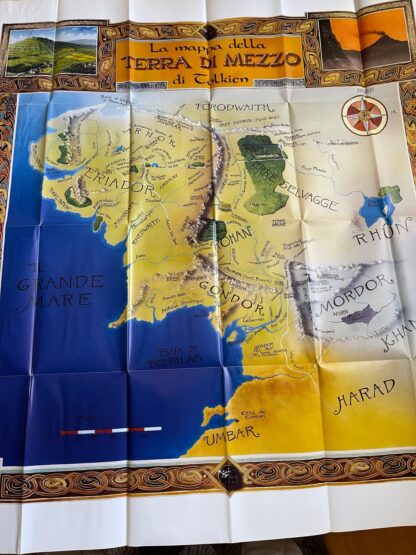 La mappa della terra di mezzo di Tolkien X edizione Bompiani - immagine 6