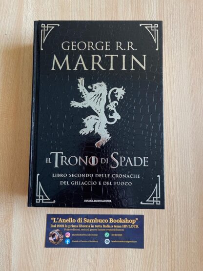 George R.R. Martin il trono di spade libro secondo edizione deluxe mondadori pelle di drago