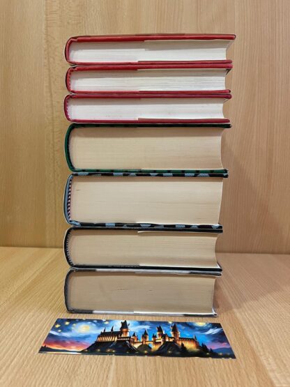 Harry Potter saga completa prima edizione vecchia traduzione 3 tele rosse - immagine 9