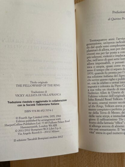 J.R.R. Tolkien Il Signore degli Anelli Trilogia nera traduzione Alliata - immagine 9