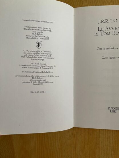 J.R.R. Tolkien Le Avventure di Tom Bombadil rusconi prima edizione 1999 - immagine 8