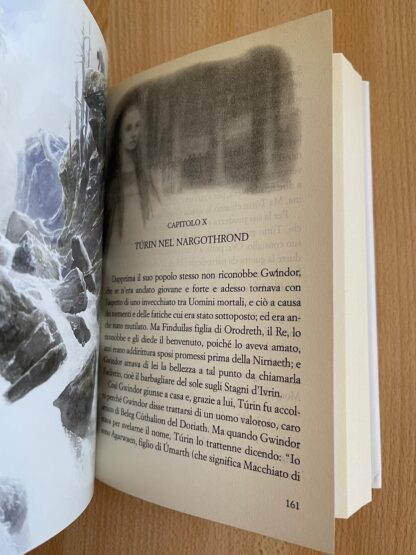 J.R.R. Tolkien I Figli di Hurin prima edizione Bompiani tascabili illustrato da Alan Lee - immagine 11