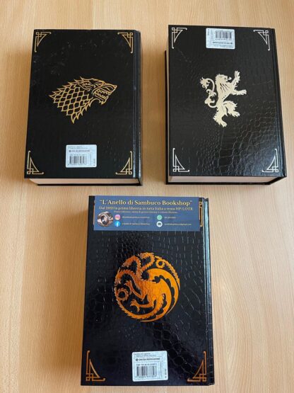 Il Trono di Spade edizione deluxe pelle di drago libro primo secondo terzo mondadori - immagine 2