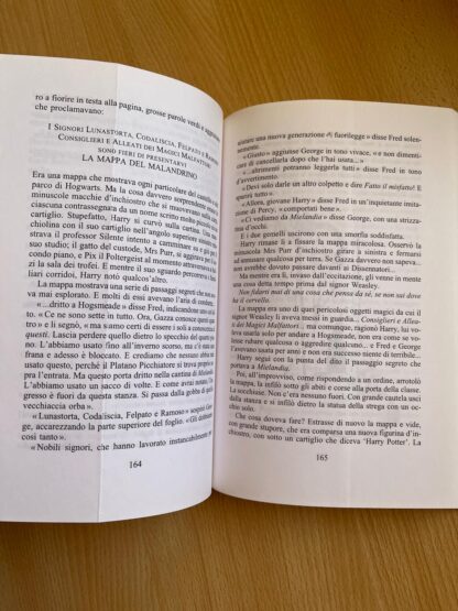Harry Potter saga completa prima edizione vecchia traduzione vecchio font - immagine 14