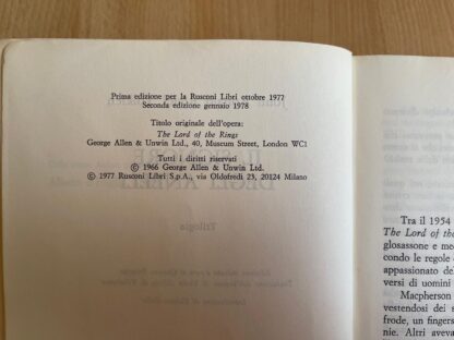 J.R.R. Tolkien Il Signore degli Anelli Rusconi seconda edizione 1978 - immagine 11