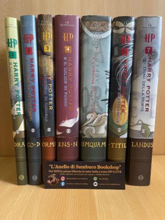 Harry Potter saga completa motto latino prima edizione vecchia traduzione