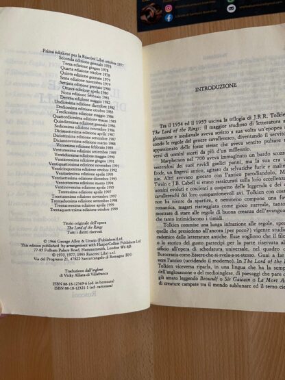 J.R.R. Tolkien Il Signore degli Anelli rusconi traduzione Alliata - immagine 10