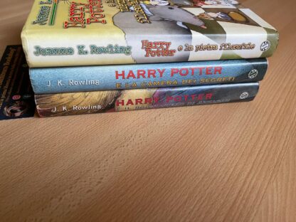 Harry Potter e la pietra filosofale la camera dei segreti il prigioniero di azkaban prima stampa - immagine 3