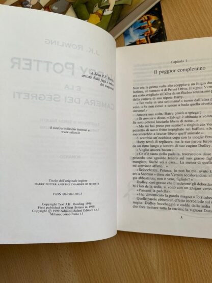 Harry Potter saga completa prima edizione vecchia traduzione tutti prima stampa - immagine 10