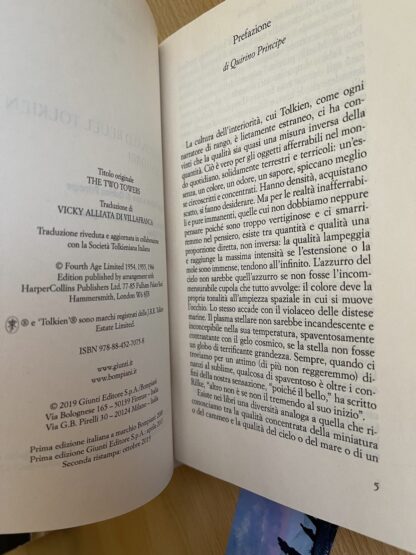 J.R.R. Tolkien Il Signore degli Anelli bompiani traduzione Alliata trilogia nera Grandi Tascabili - immagine 9