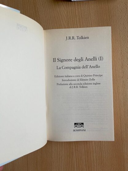 J.R.R. Tolkien Il Signore degli Anelli traduzione Alliata serie oro bompiani - immagine 10