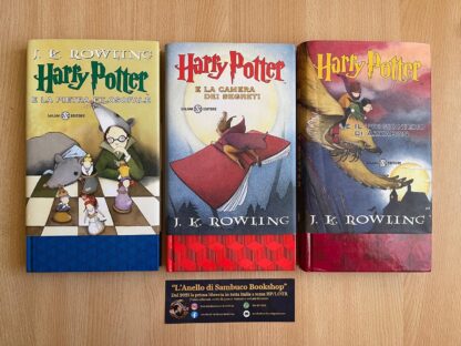 Harry Potter e la pietra filosofale camera dei segreti il prigioniero di azkaban prima edizione