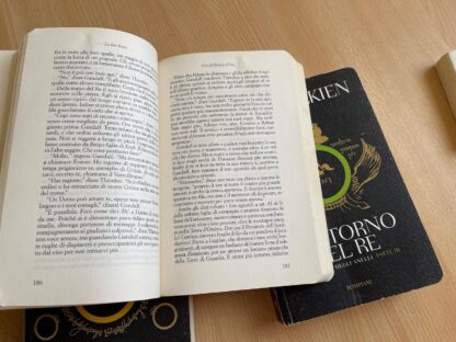 J.R.R. Tolkien Il Signore degli Anelli Trilogia nera traduzione Alliata - immagine 12