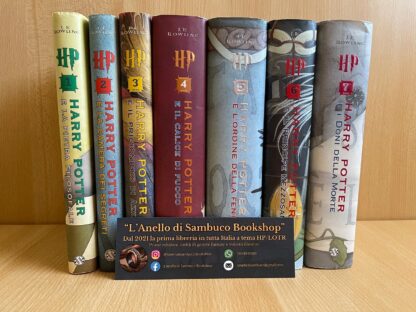 Harry Potter saga completa prima edizione vecchia traduzione 3 tele rosse - immagine 4