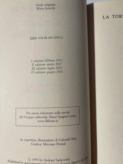 Andrzej Sapkowski The Witcher La Torre della Rondine prima edizione - immagine 10