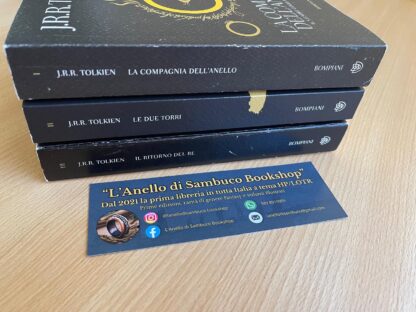 J.R.R. Tolkien Il Signore degli Anelli bompiani traduzione Alliata trilogia nera Grandi Tascabili - immagine 3