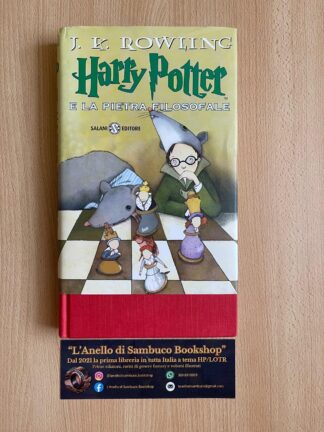 Harry Potter e la pietra filosofale prima edizione vecchia traduzione tela rossa