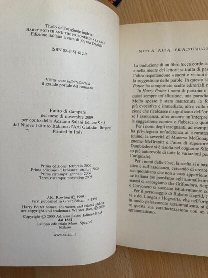 Harry Potter saga completa prima edizione vecchia traduzione brossura - immagine 11