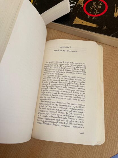 J.R.R. Tolkien Il Signore degli Anelli Trilogia nera traduzione Alliata - immagine 16