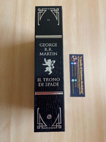George R.R. Martin il trono di spade libro secondo edizione deluxe mondadori pelle di drago - immagine 3