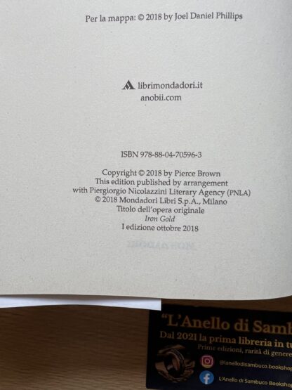 Pierce Brown Iron Gold prima edizione Mondadori - immagine 11