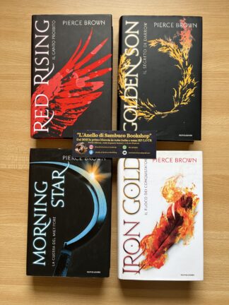 Pierce Brown primi 4 volumi prima edizione Mondadori