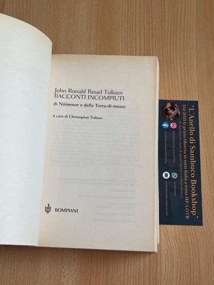 J.R.R. Tolkien Racconti Incompiuti Bompiani con mappa - immagine 9