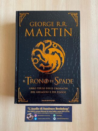 George R.R. Martin il trono di spade libro terzo edizione deluxe pelle di drago