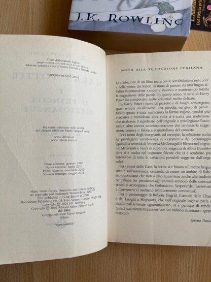 Harry Potter e il principe mezzosangue i doni della morte brossura prima edizione vecchia traduzione - immagine 9