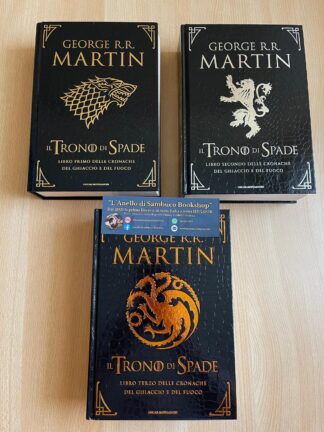Il Trono di Spade edizione deluxe pelle di drago libro primo secondo terzo mondadori