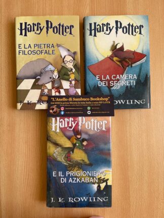 Harry Potter e la pietra filosofale la camera dei segreti il prigioniero di azkaban mondolibri prima edizione