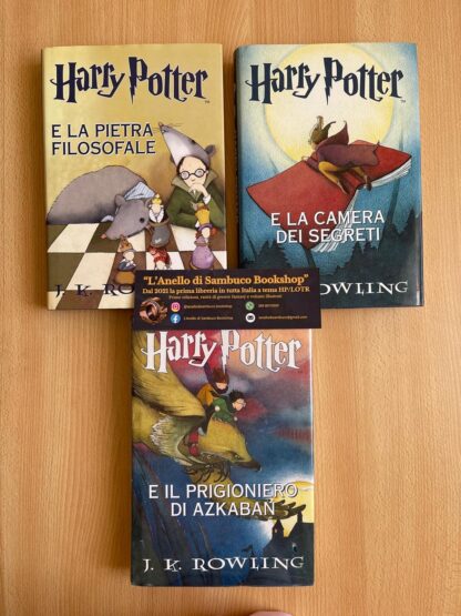 Harry Potter e la pietra filosofale la camera dei segreti il prigioniero di azkaban mondolibri prima edizione