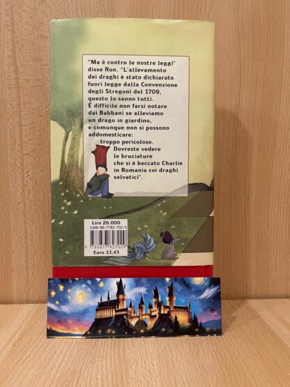 Harry Potter e la pietra filosofale prima edizione vecchio font tela rossa - immagine 2