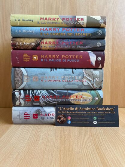 Harry Potter saga completa prima edizione vecchia traduzione vecchio font - immagine 3