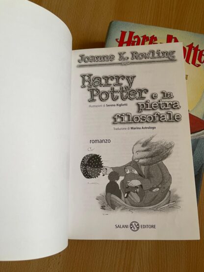 Harry Potter saga completa prima edizione vecchia traduzione 3 tele rosse - immagine 11