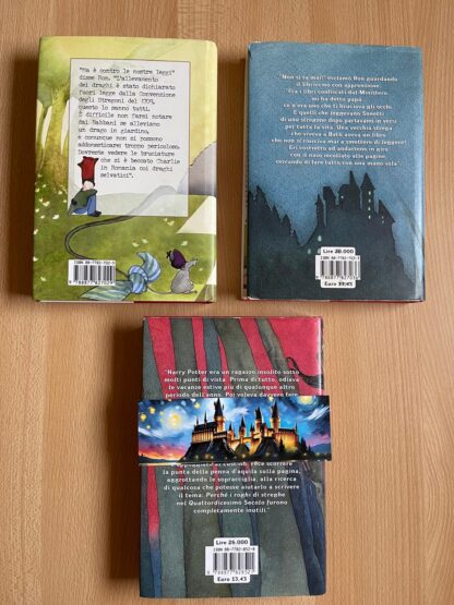 Harry Potter e la pietra filosofale la camera dei segreti il prigioniero di azkaban prima stampa - immagine 2