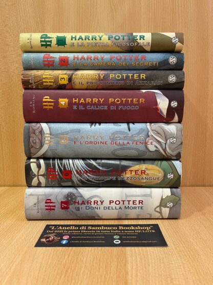 Harry Potter saga completa prima edizione vecchia traduzione 3 tele rosse - immagine 3