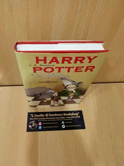 Harry Potter e la pietra filosofale prima edizione vecchio font tela rossa - immagine 3