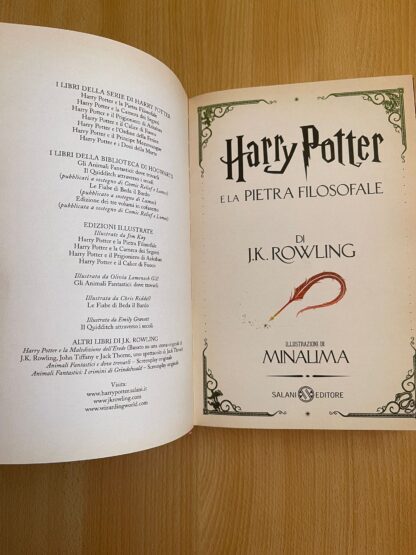Harry Potter e la pietra filosofale edizione minalima prima stampa - immagine 11