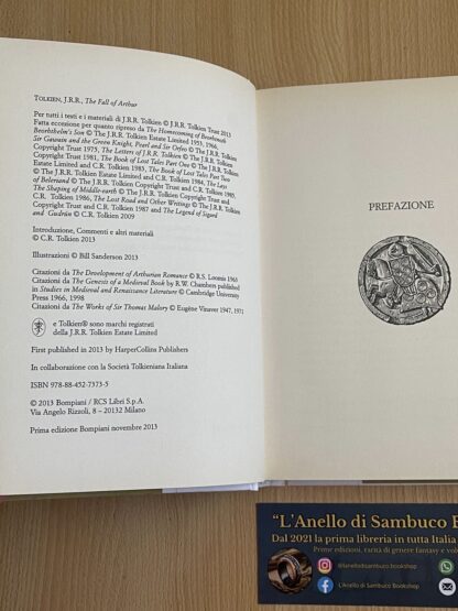 J.R.R. Tolkien la caduta di Artù prima edizione bompiani - immagine 8