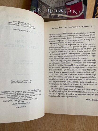 Harry Potter e il principe mezzosangue i doni della morte brossura prima edizione vecchia traduzione - immagine 10