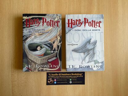 Harry Potter e il principe mezzosangue i doni della morte brossura prima edizione vecchia traduzione