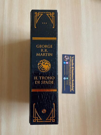 George R.R. Martin il trono di spade libro terzo edizione deluxe pelle di drago - immagine 3