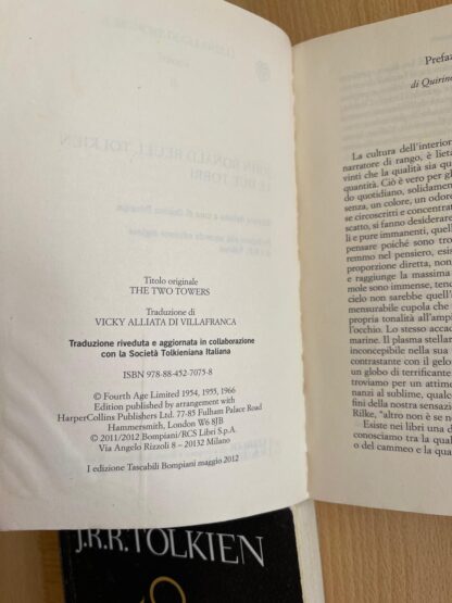 J.R.R. Tolkien Il Signore degli Anelli Trilogia nera traduzione Alliata - immagine 10