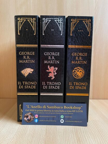 Il Trono di Spade edizione deluxe pelle di drago libro primo secondo terzo mondadori - immagine 4