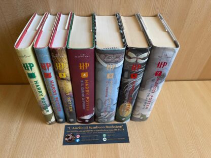 Harry Potter saga completa prima edizione vecchia traduzione 3 tele rosse - immagine 5