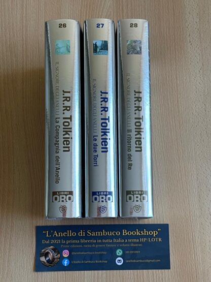 J.R.R. Tolkien Il Signore degli Anelli trilogia Bompiani serie oro traduzione Alliata - immagine 3