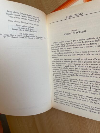 J.R.R. Tolkien Il Signore degli Anelli trilogia Rusconi cofanetto - immagine 19