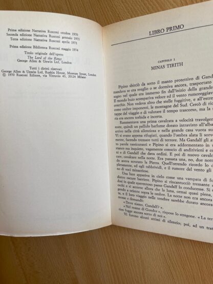 J.R.R. Tolkien Il Signore degli Anelli trilogia Rusconi cofanetto - immagine 21